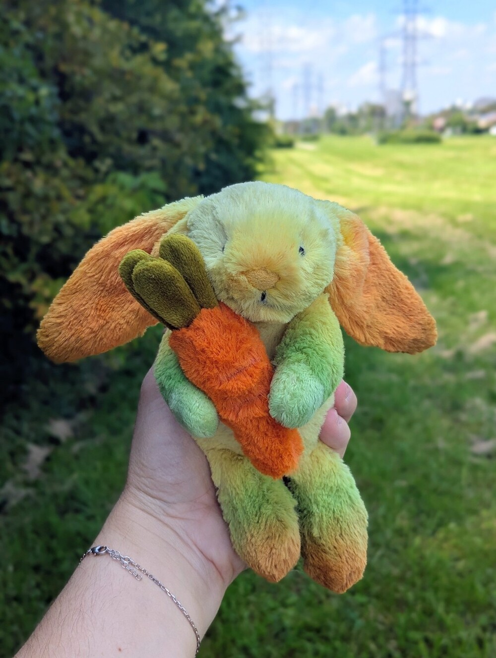 Custom Tiny Jellycat Bunny Plush with Carrot
